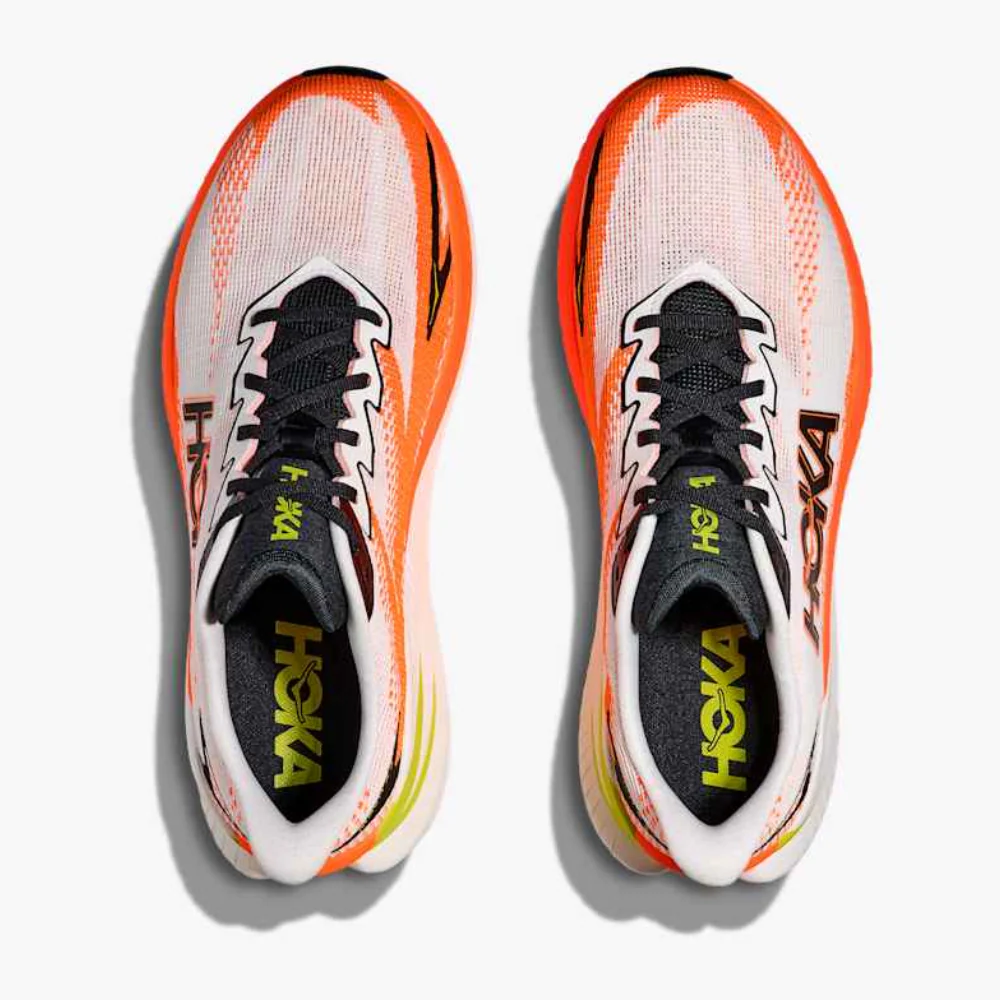 Mach X 3 Men's :White | Neon Tangerine - Image 2