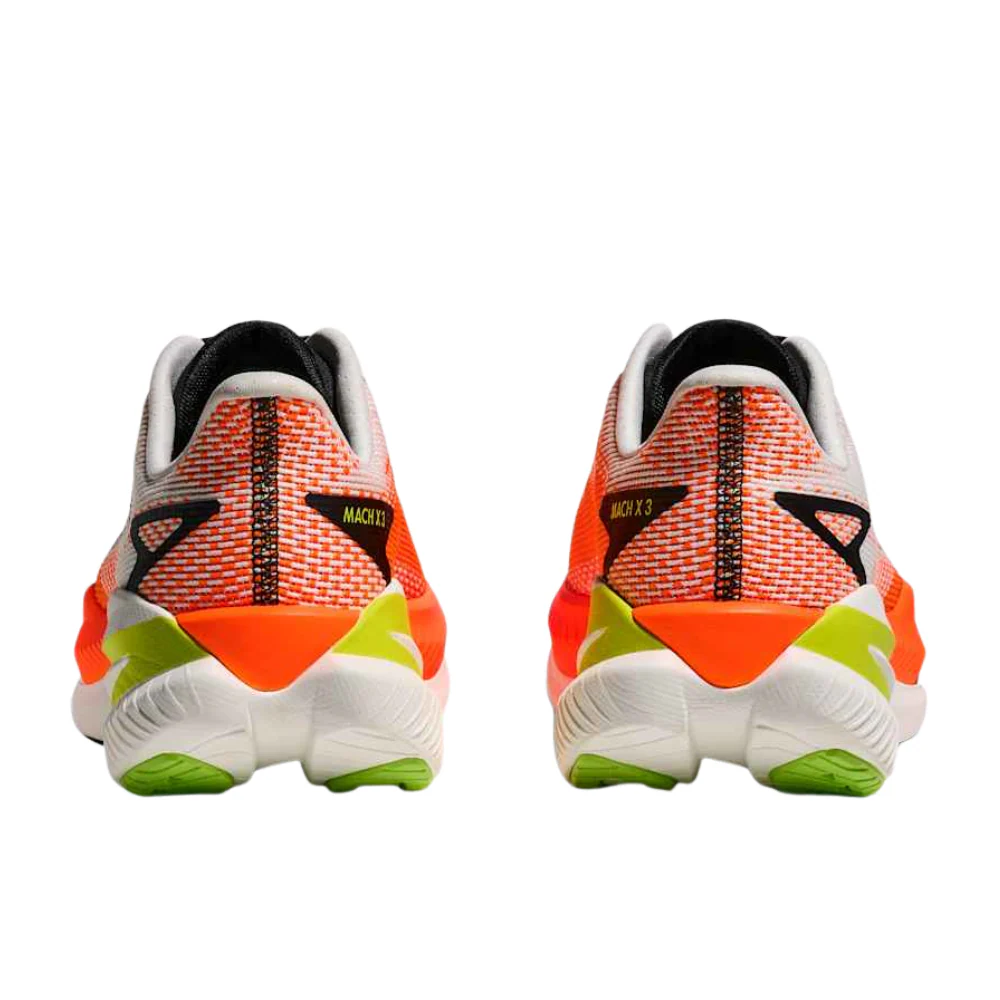 Mach X 3 Men's :White | Neon Tangerine - Image 3