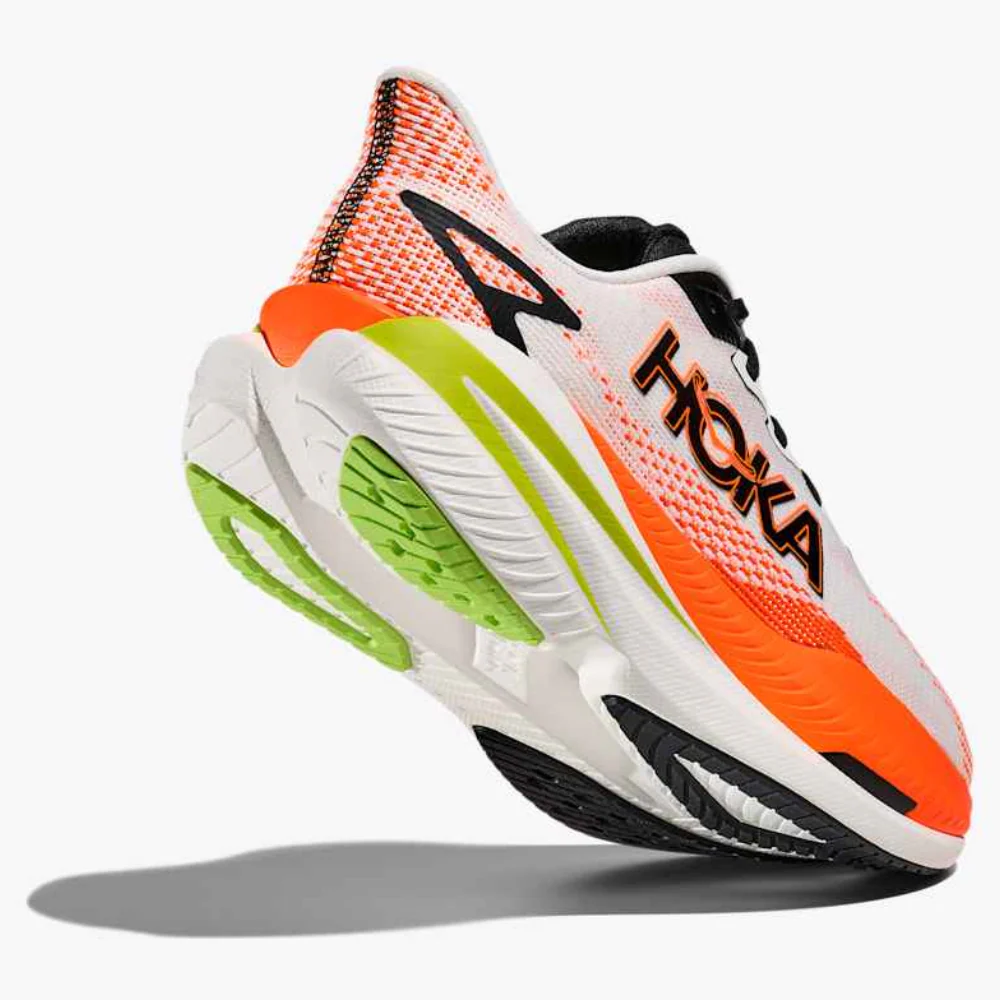 Mach X 3 Men's :White | Neon Tangerine - Image 4