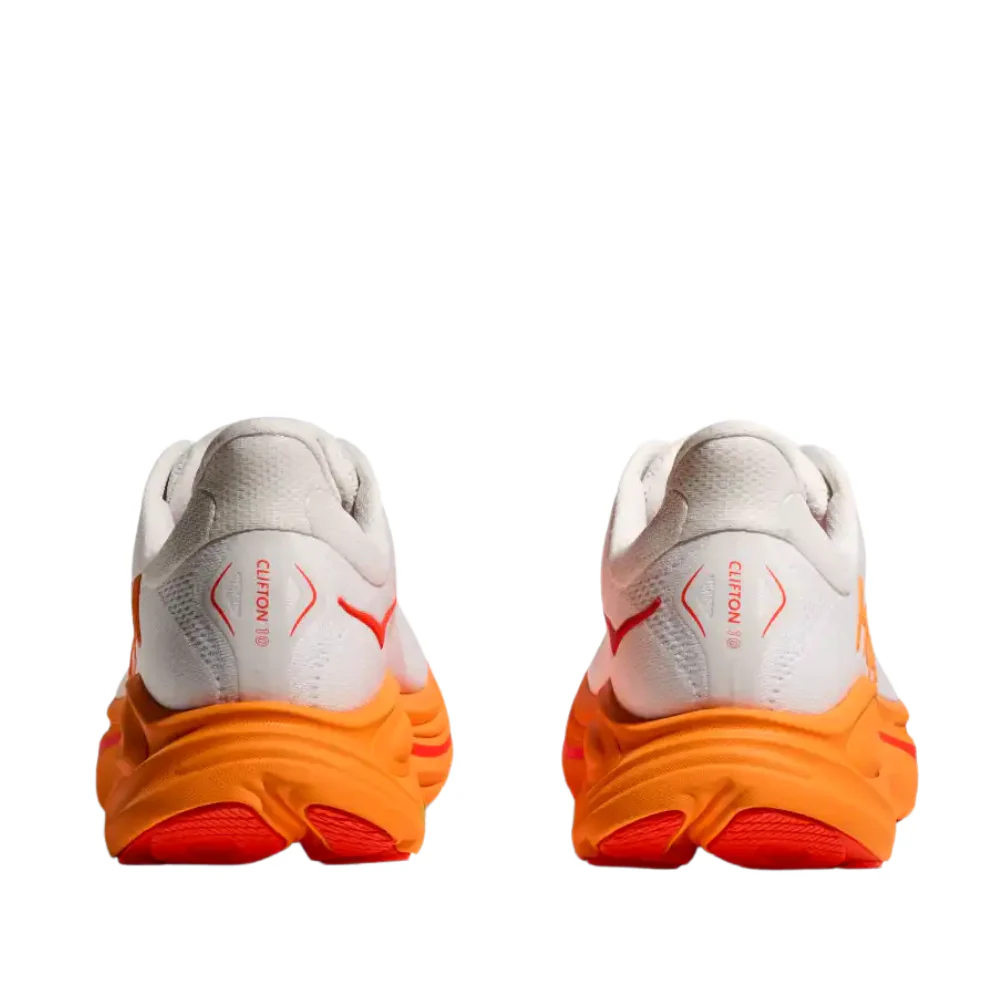 Clifton 10 Men's :Frost | Orange Zest - Image 4