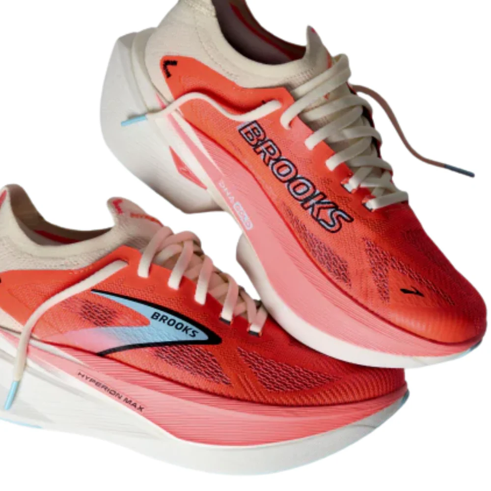 Hyperion Max 3 Women's :Coconut | Fiery Coral - Image 3