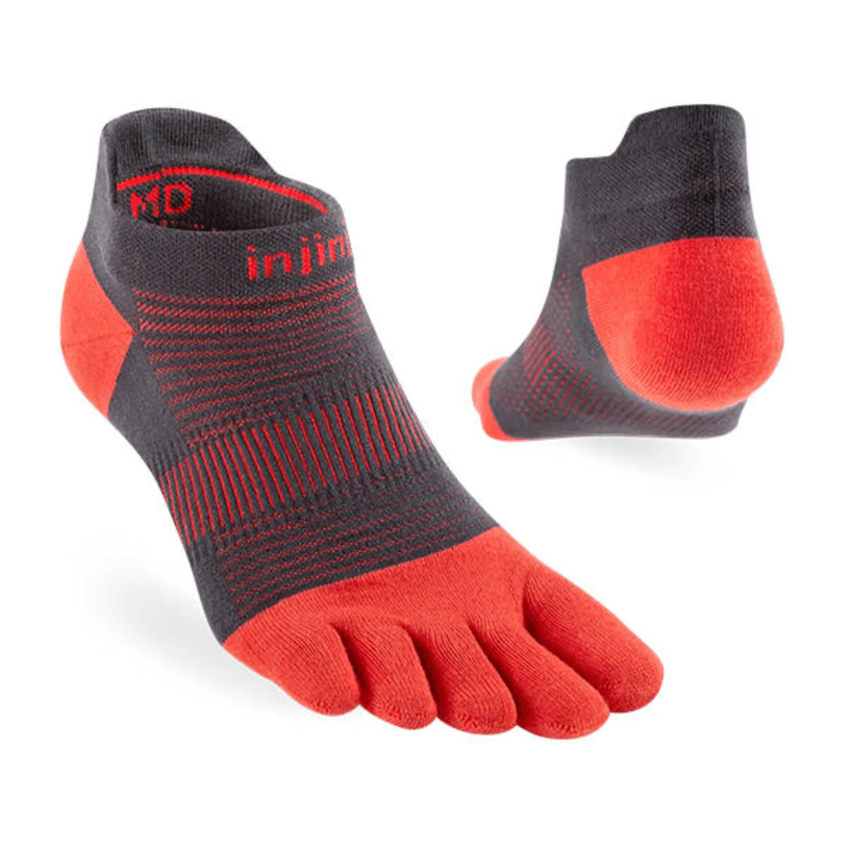 Injinji Run Lightweight No Show Socks (9 Colours) - Image 2