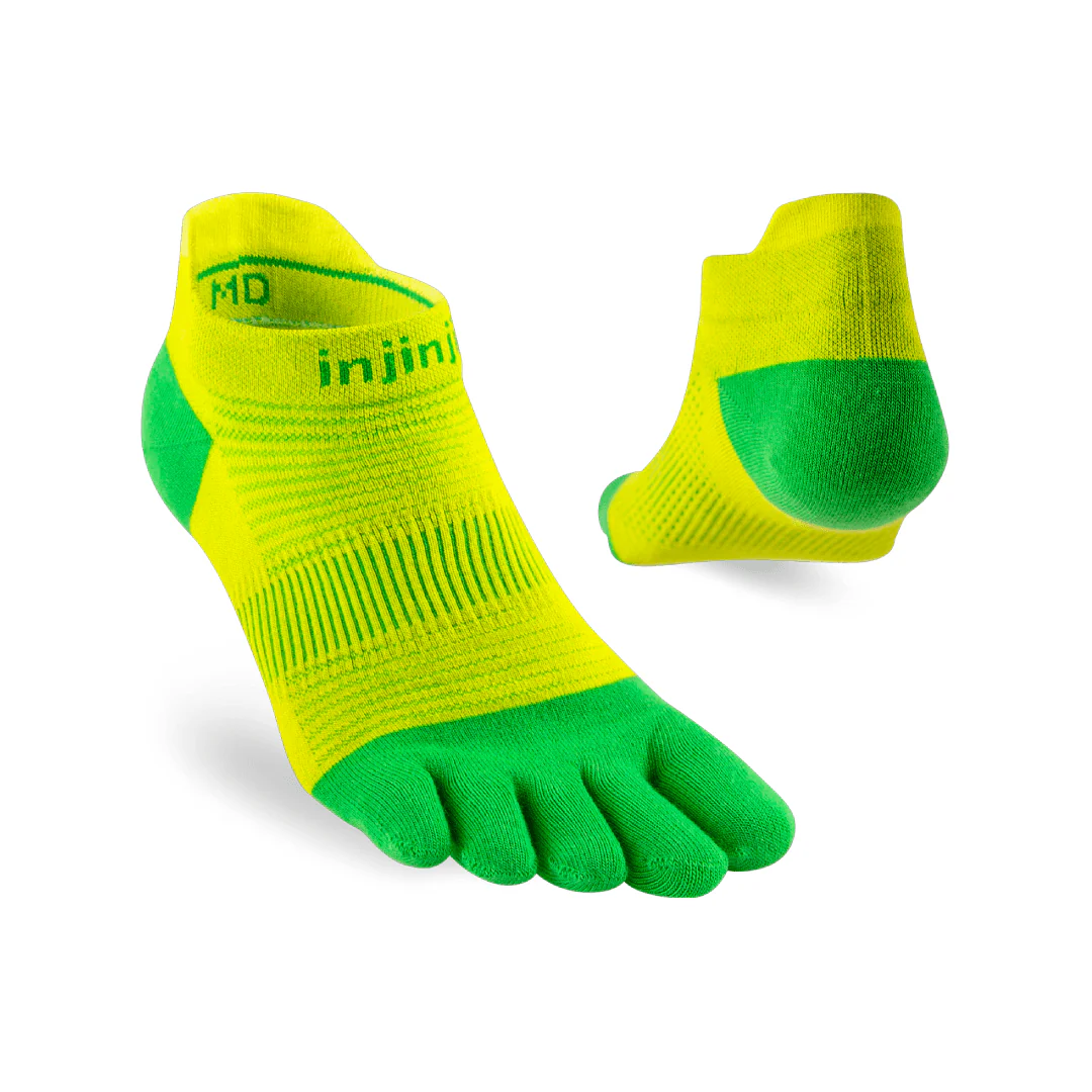 Injinji Run Lightweight No Show Socks (9 Colours) - Image 3