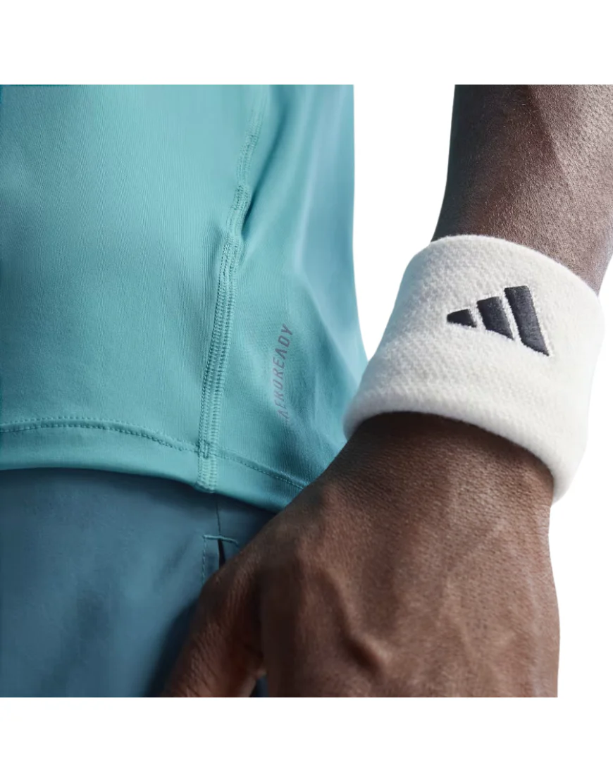 Men's Adizero Essential Running Tee :Powder Teal - Image 3