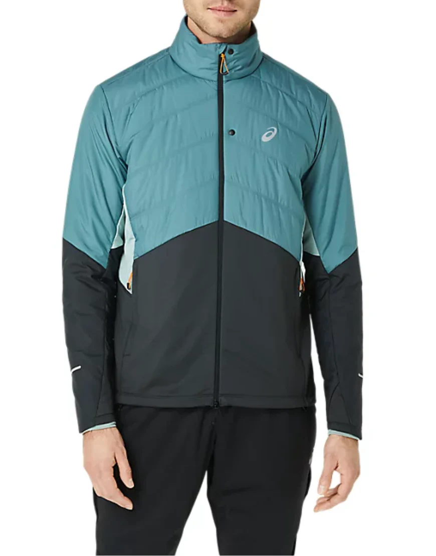 Men's Winter Run Jacket :Foggy Teal