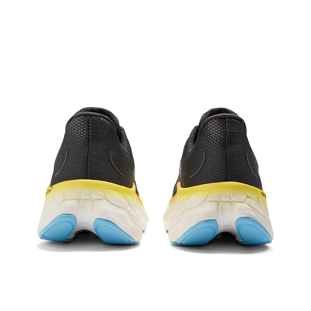 Fresh Foam X More v4 (D) Men's :Black | Coastal Blue - Image 4
