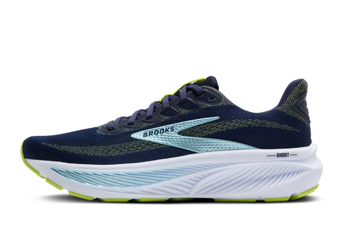 Ghost 17 Wide (2E) Men's :Peacoat | Lime