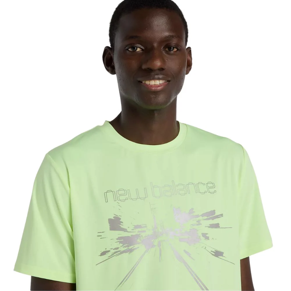 Men’s Reflective Poly T-Shirt :Afterglow - Image 2