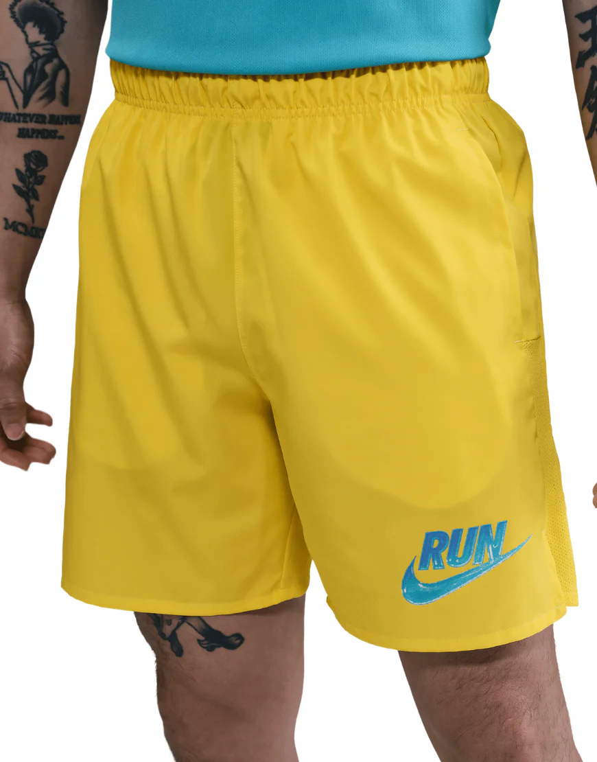 Men's Challenger Run Energy Dri-FIT 7" Unlined Running Shorts :Lightening | Glacier Blue