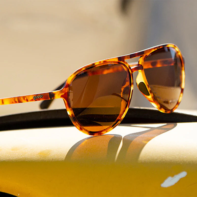 Goodr Amelia Earhart Ghost Me :MG Aviator Running Sunglasses - Image 2