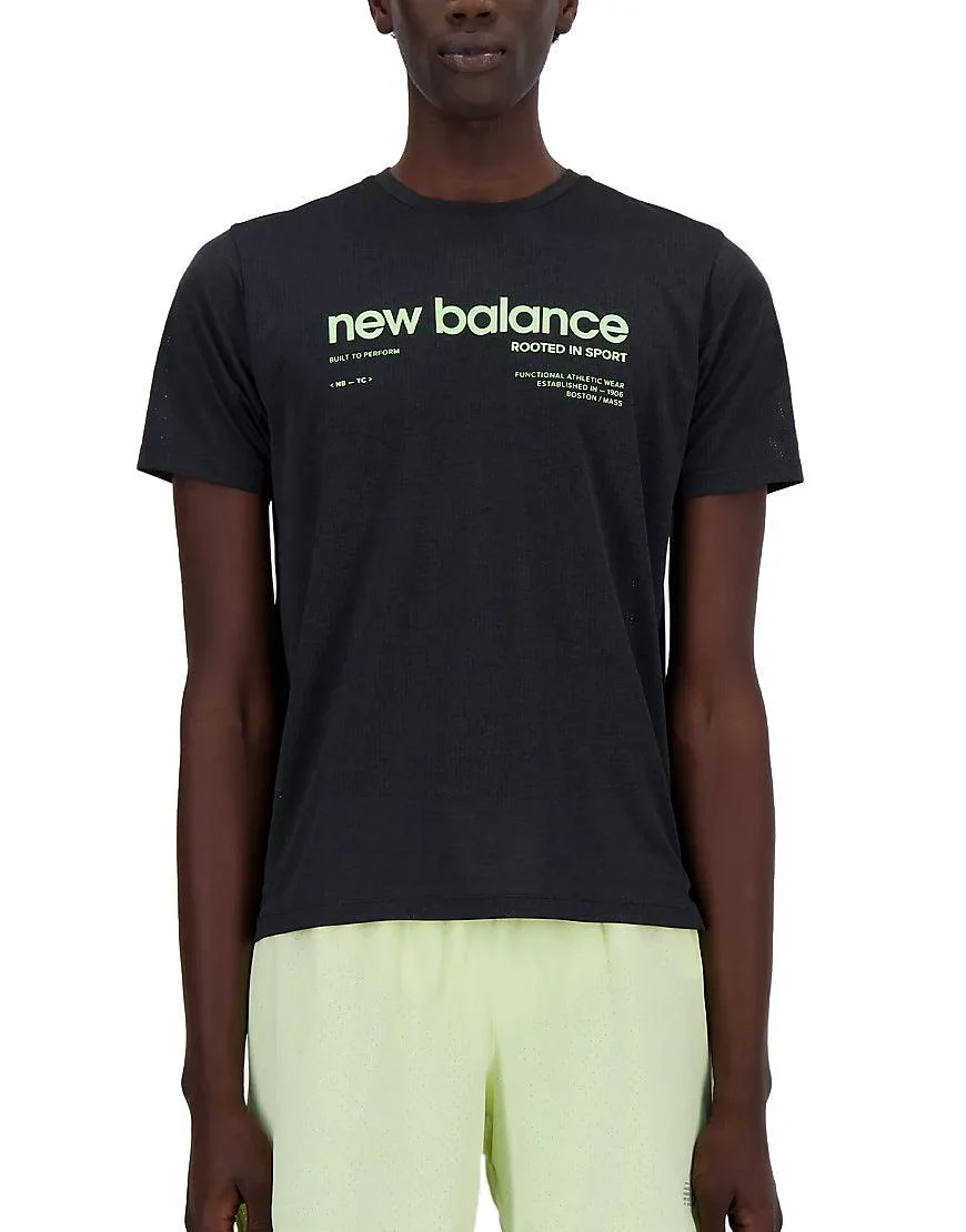 Men's Athletics Graphic Tee :Black
