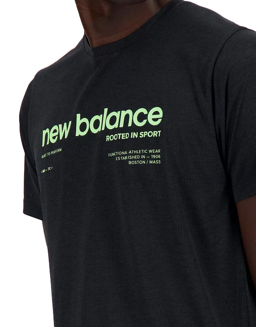 Men's Athletics Graphic Tee :Black - Image 2