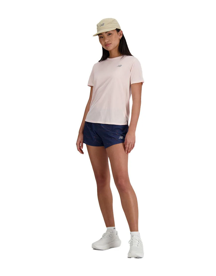 Women's Athletics Tee :Quartz Pink Heather - Image 2