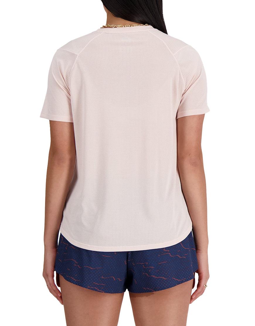 Women's Athletics Tee :Quartz Pink Heather - Image 3