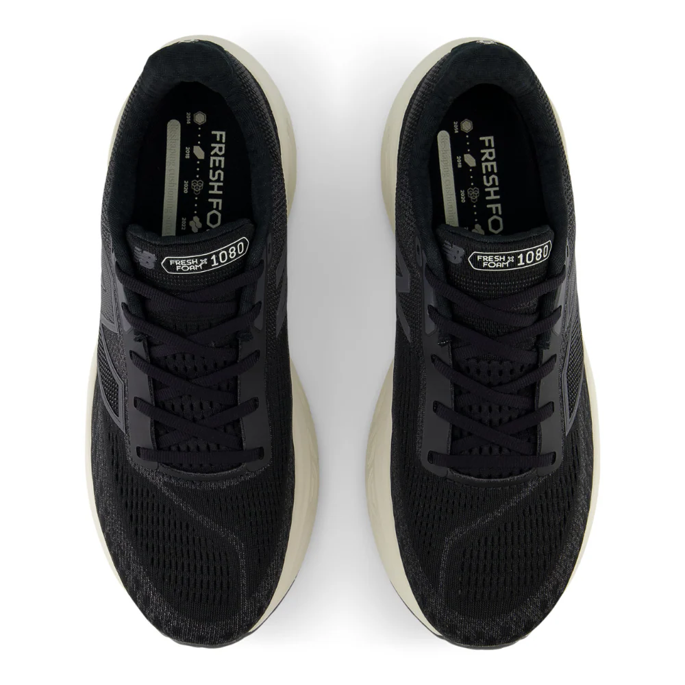 Fresh Foam X 1080v14 (2E) Men's :Black | White - Image 3
