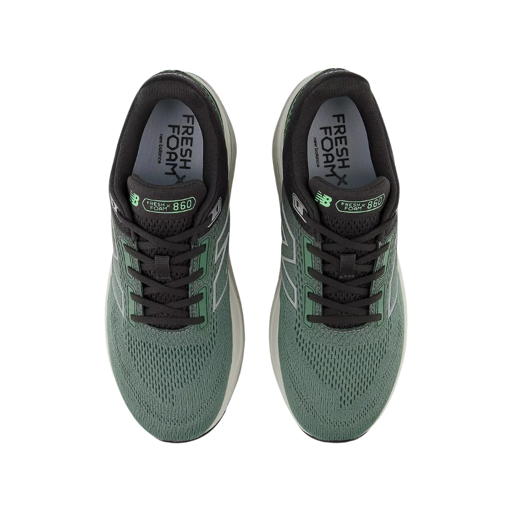 Fresh Foam X 860 v14 (2E) Men's :Dark Juniper I Black Cement - Image 3