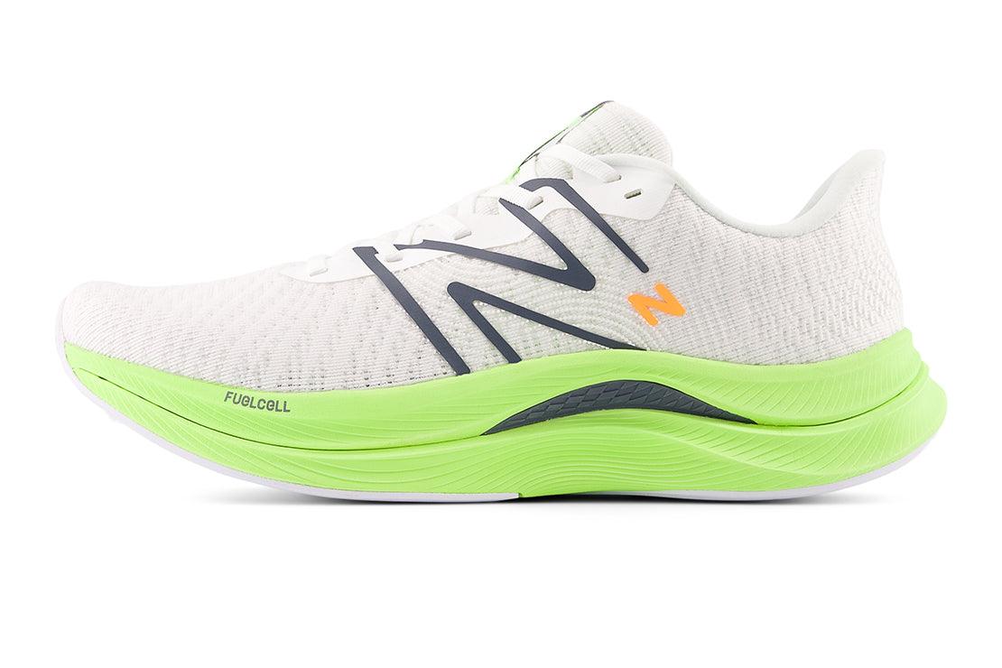 FuelCell Propel v4 (D) Men's :White | Bleached Lime Glo