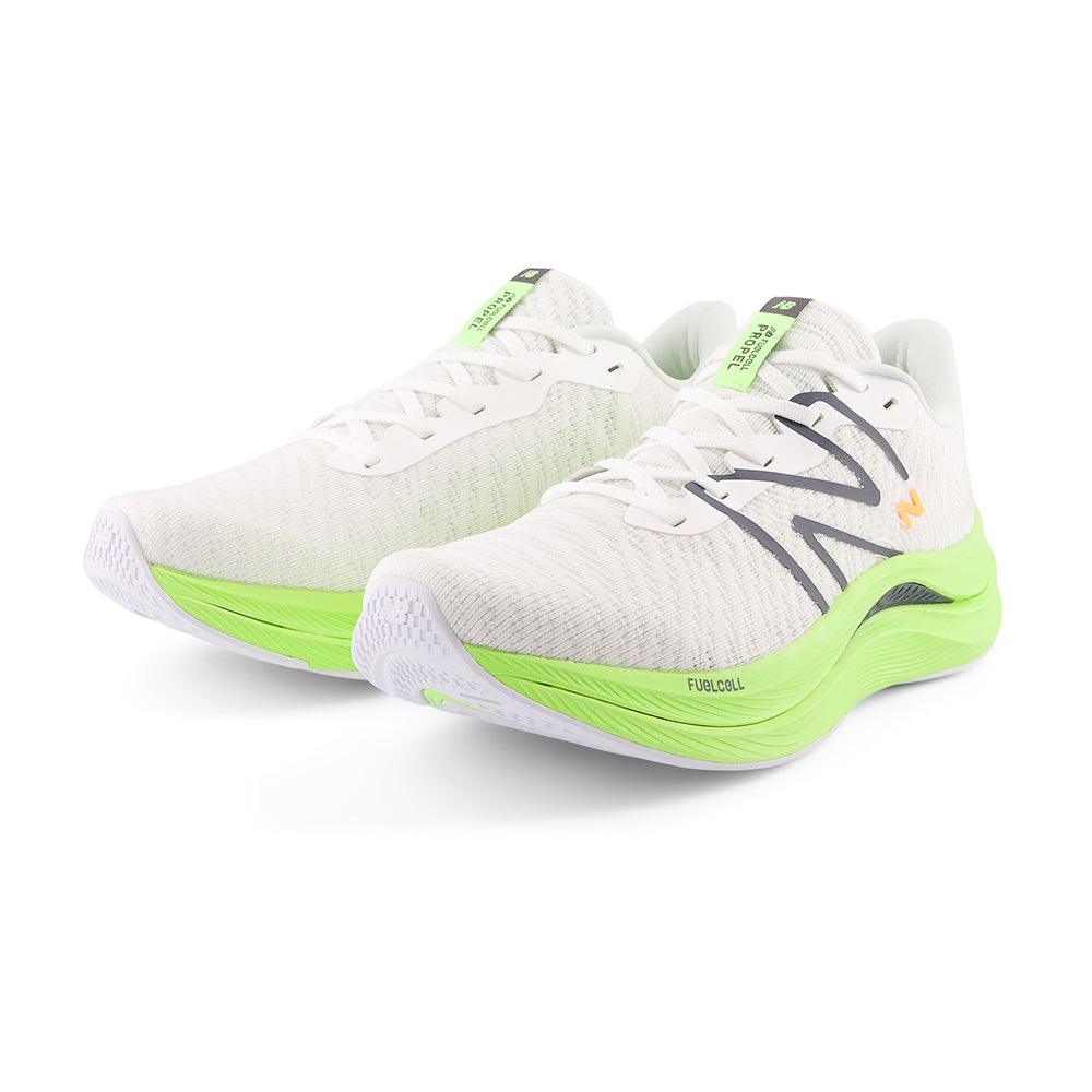 FuelCell Propel v4 (D) Men's :White | Bleached Lime Glo - Image 2