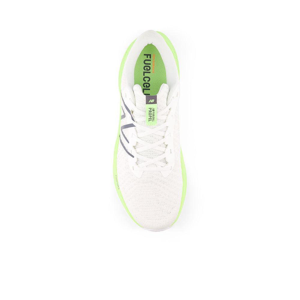 FuelCell Propel v4 (D) Men's :White | Bleached Lime Glo - Image 3