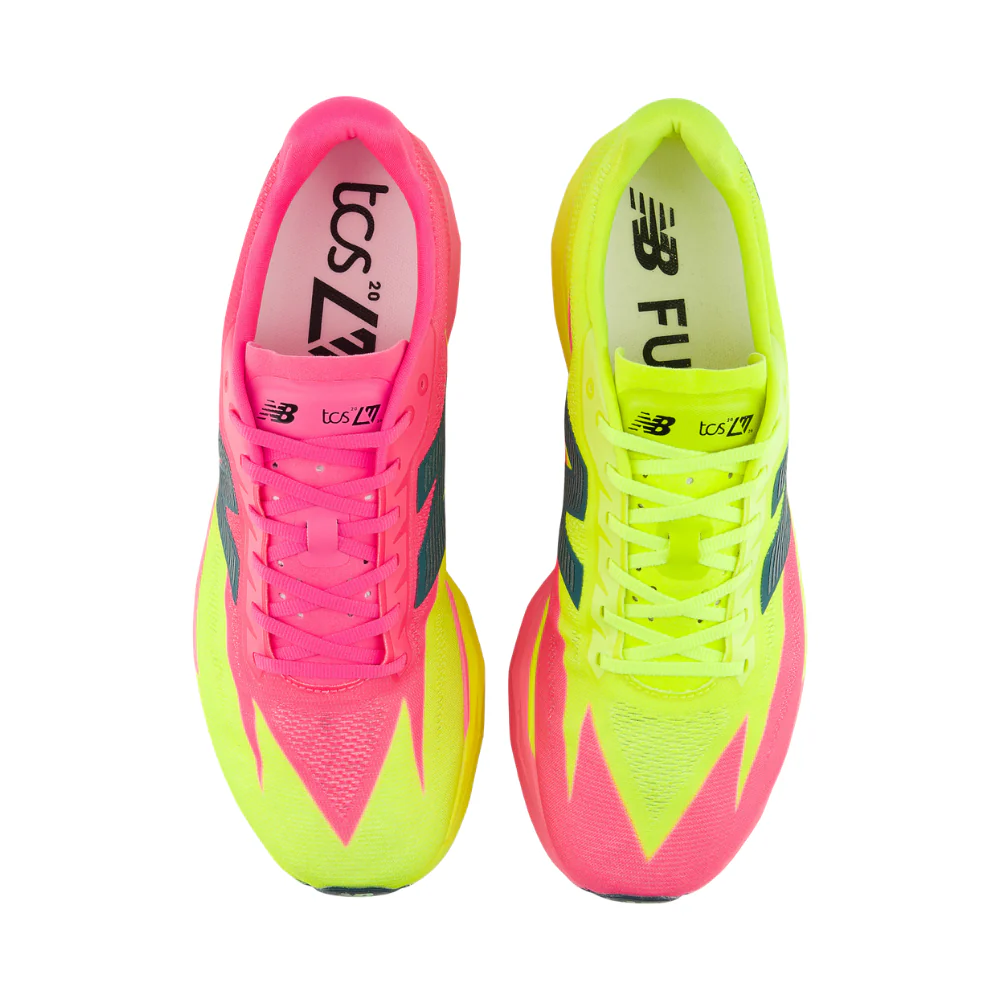 FuelCell SuperComp Elite v5 TCS London Marathon (D) Men's :Pink Heat | Alkaline Green - Image 3
