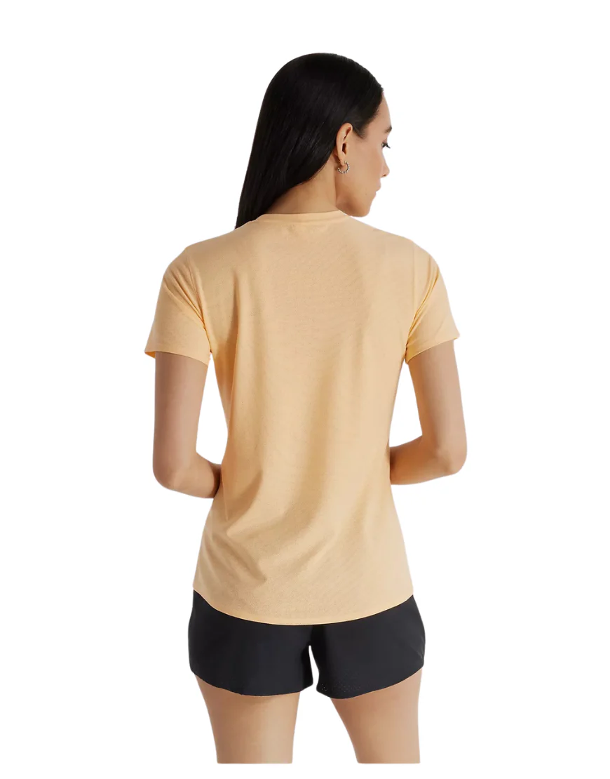 Women's Jacquard Slim Tee :Peach Blossom - Image 2