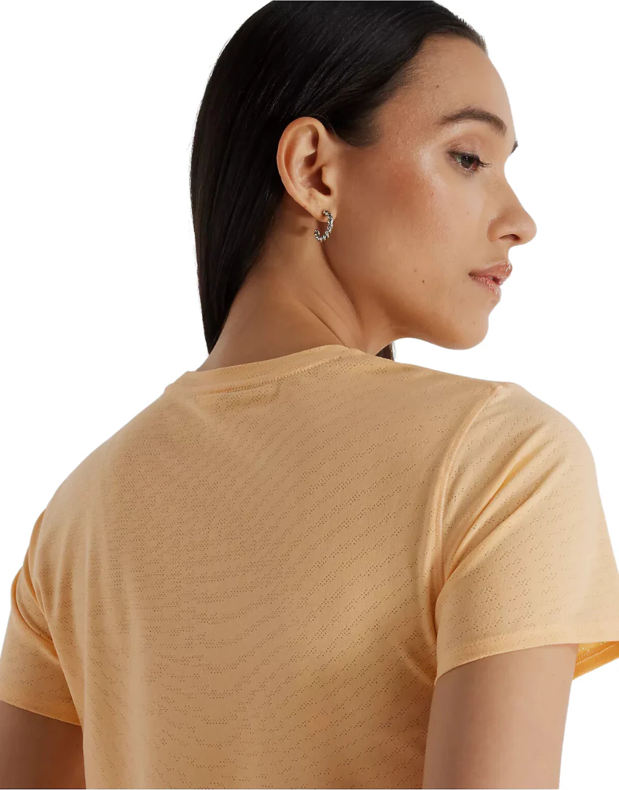 Women's Jacquard Slim Tee :Peach Blossom - Image 3