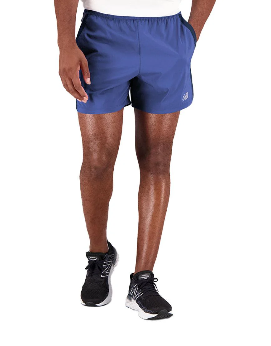 Men's Accelerate 5in Shorts :Marine Blue