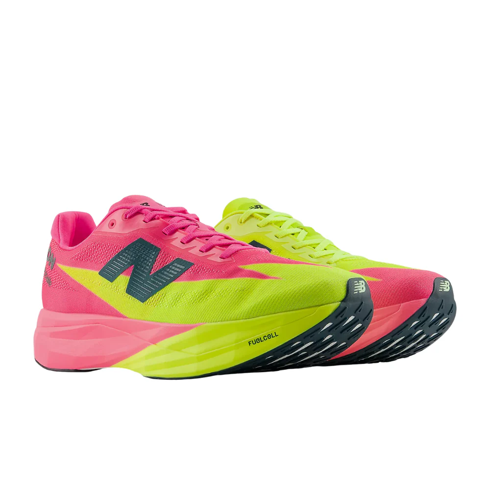 FuelCell SuperComp Elite v5 TCS London Marathon (B) Women's : Pink Heat | Alkaline Green - Image 2