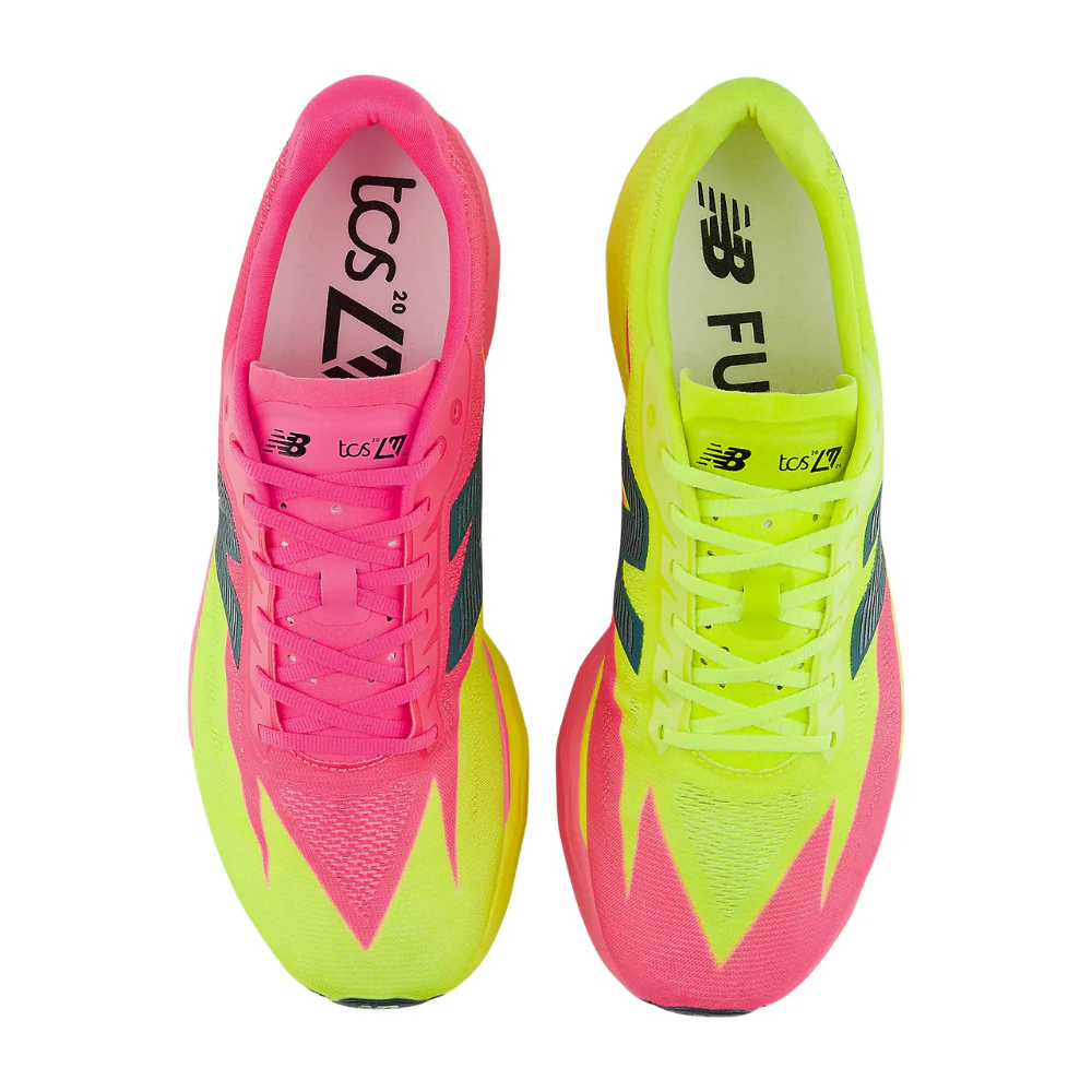 FuelCell SuperComp Elite v5 TCS London Marathon (B) Women's : Pink Heat | Alkaline Green - Image 3