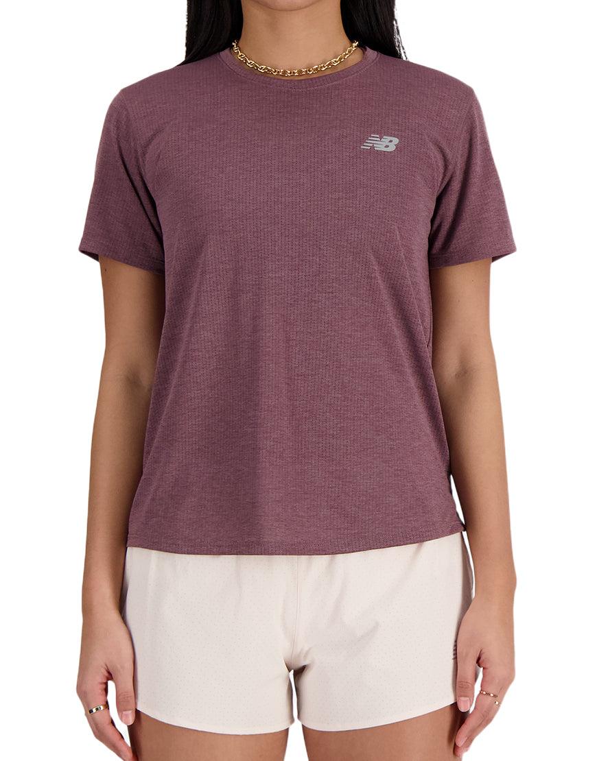 Women's Athletics Tee :Licorice Heather