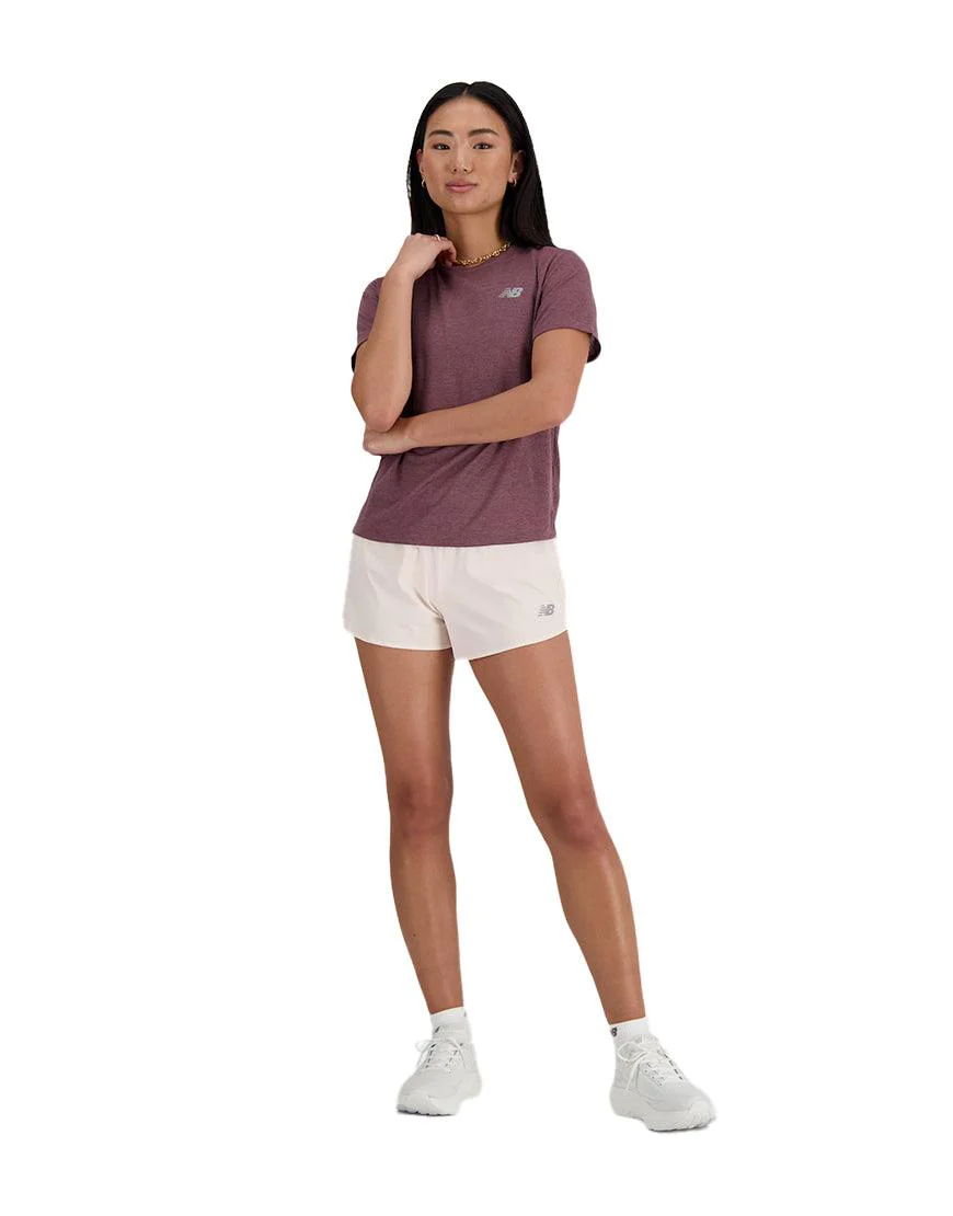 Women's Athletics Tee :Licorice Heather - Image 2