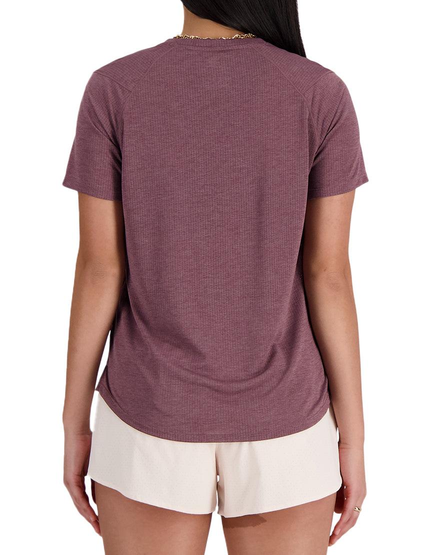 Women's Athletics Tee :Licorice Heather - Image 4