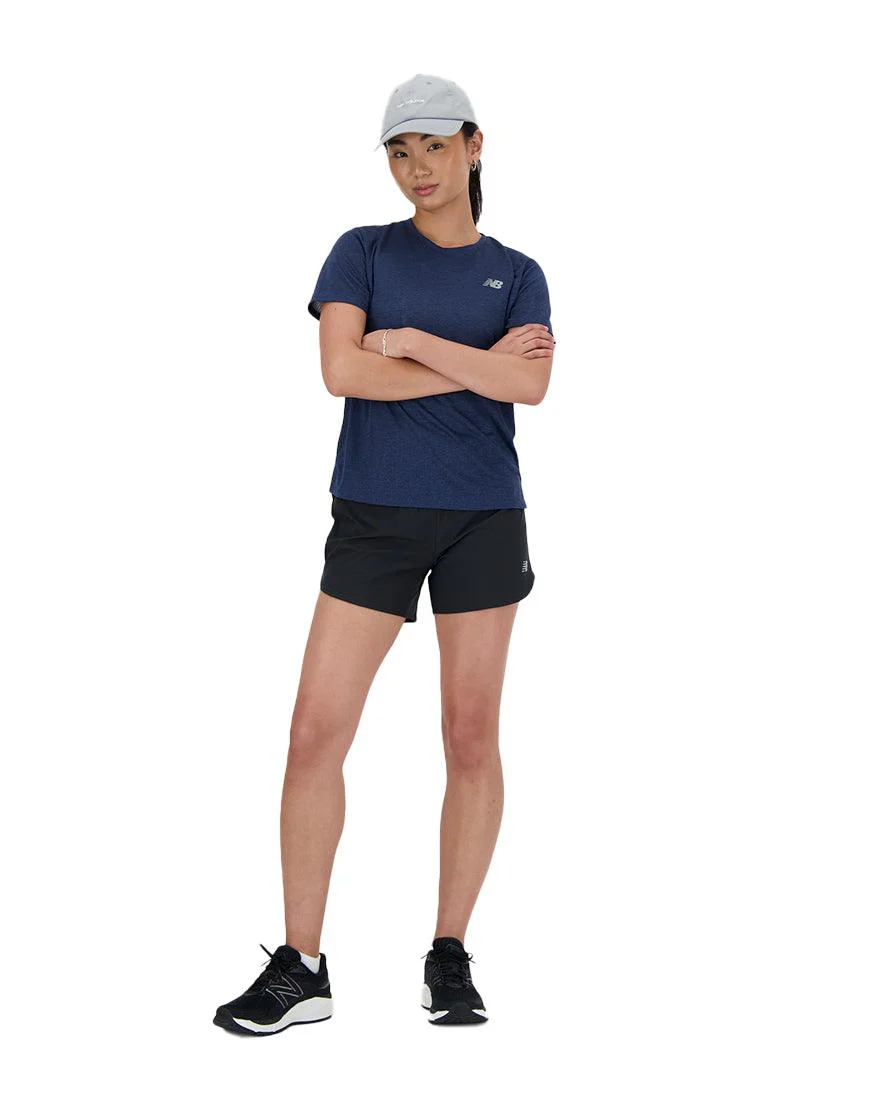 Women's Athletics Tee :Navy - Image 2