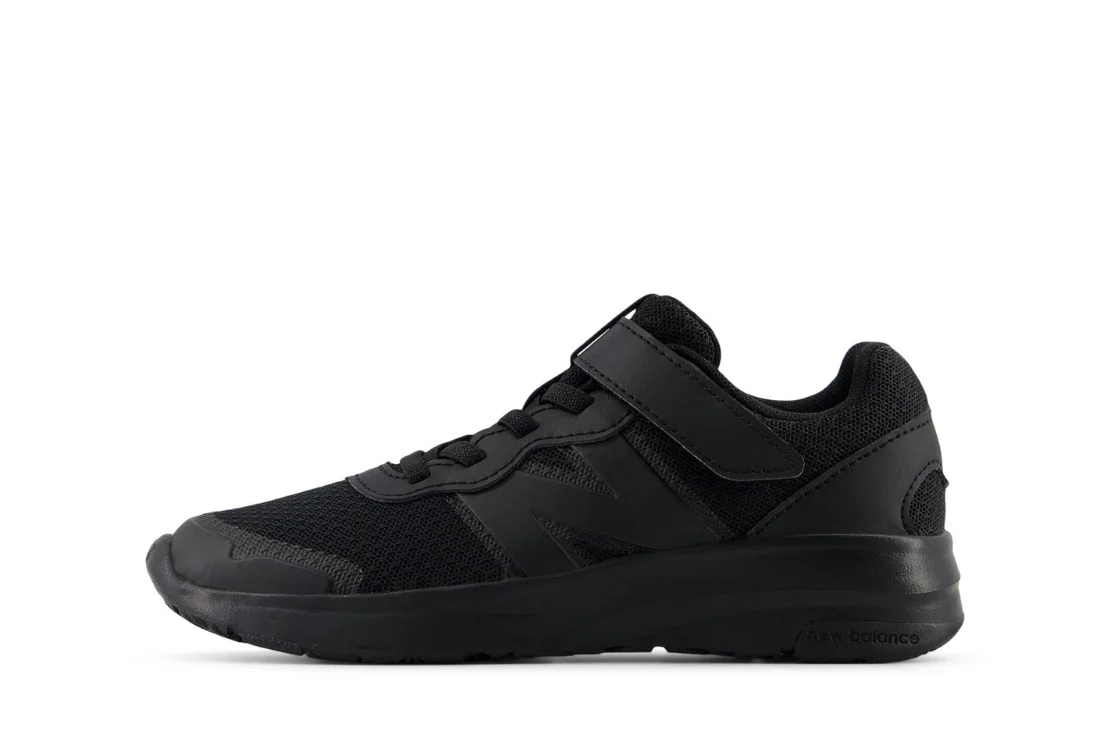 578v1 Bungee Lace with Top Strap Younger Kids' :Black