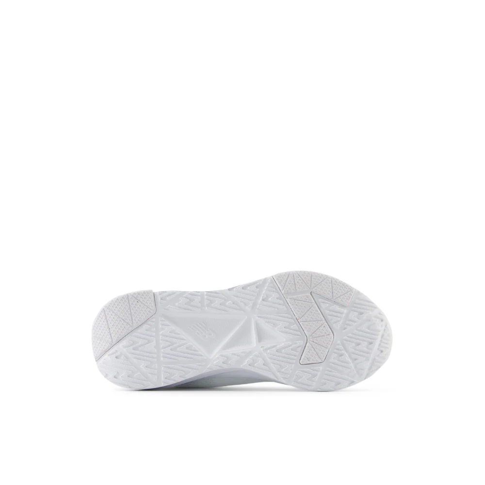 578v1 Bungee Lace with Top Strap Younger Kids' :White - Image 4