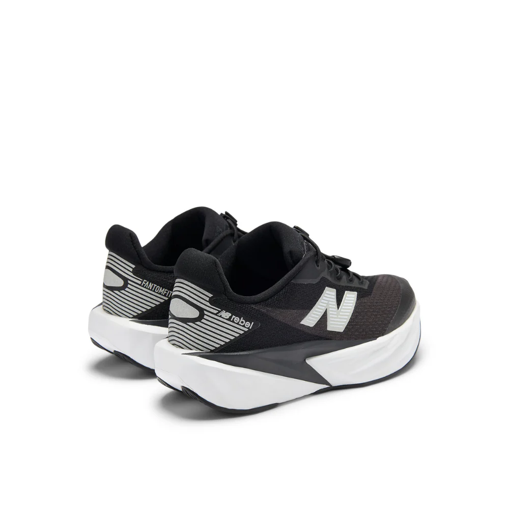 FuelCell Rebel Bungee Lace with Toggle Younger Kids' :Black | White - Image 5