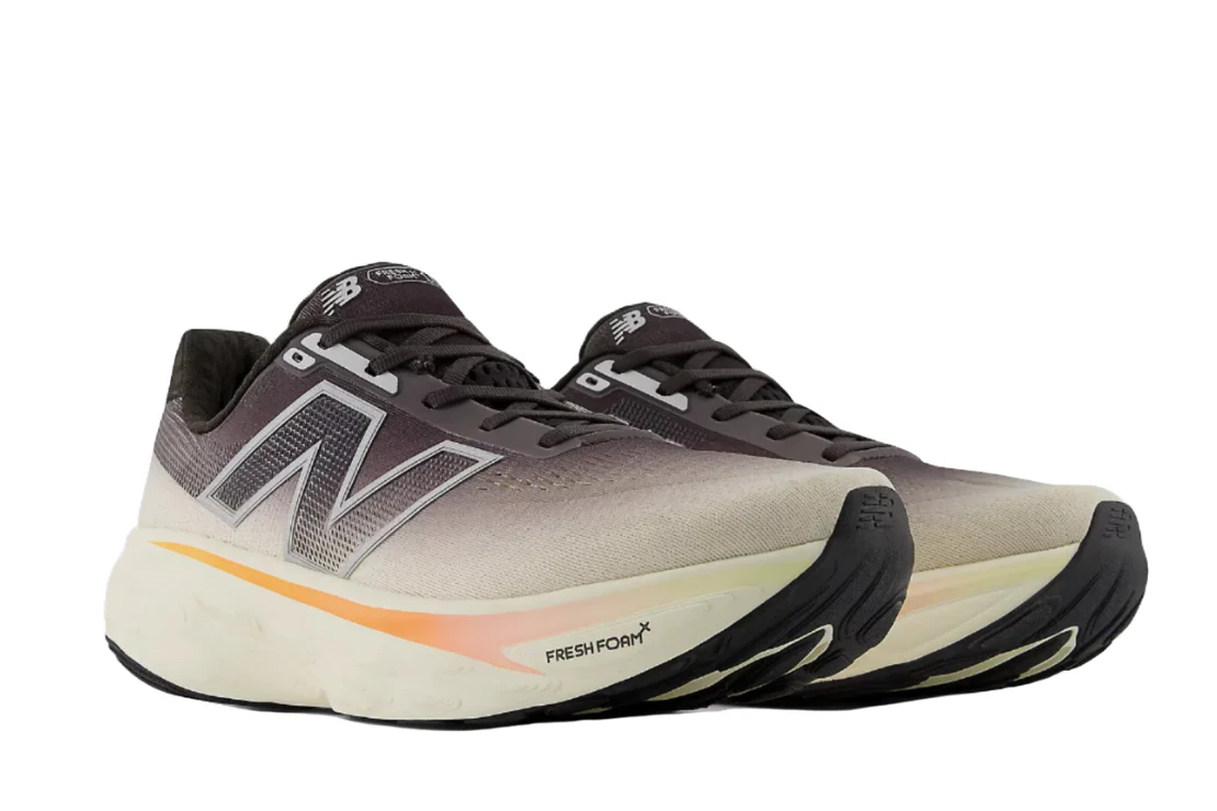 Fresh Foam x 1080v14 (D) Men's :Black Cement | Hot Mango - Image 2