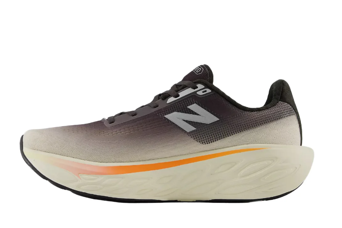 Fresh Foam x 1080v14 (D) Men's :Black Cement | Hot Mango - Image 6