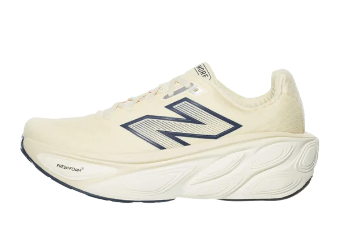 Fresh Foam X More v5 (D) Men's :Angora | Sea Salt