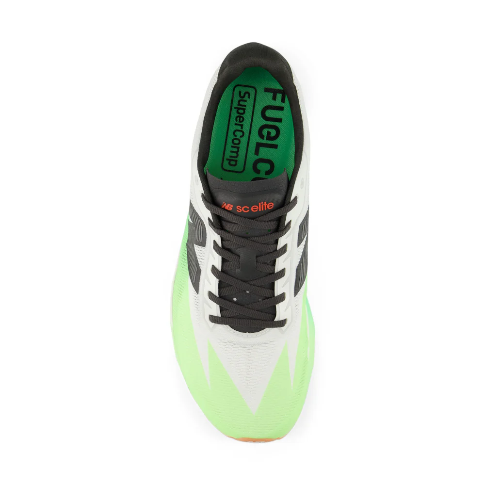 FuelCell SuperComp Elitev5 (D) Men's: White | Lab Green - Image 3