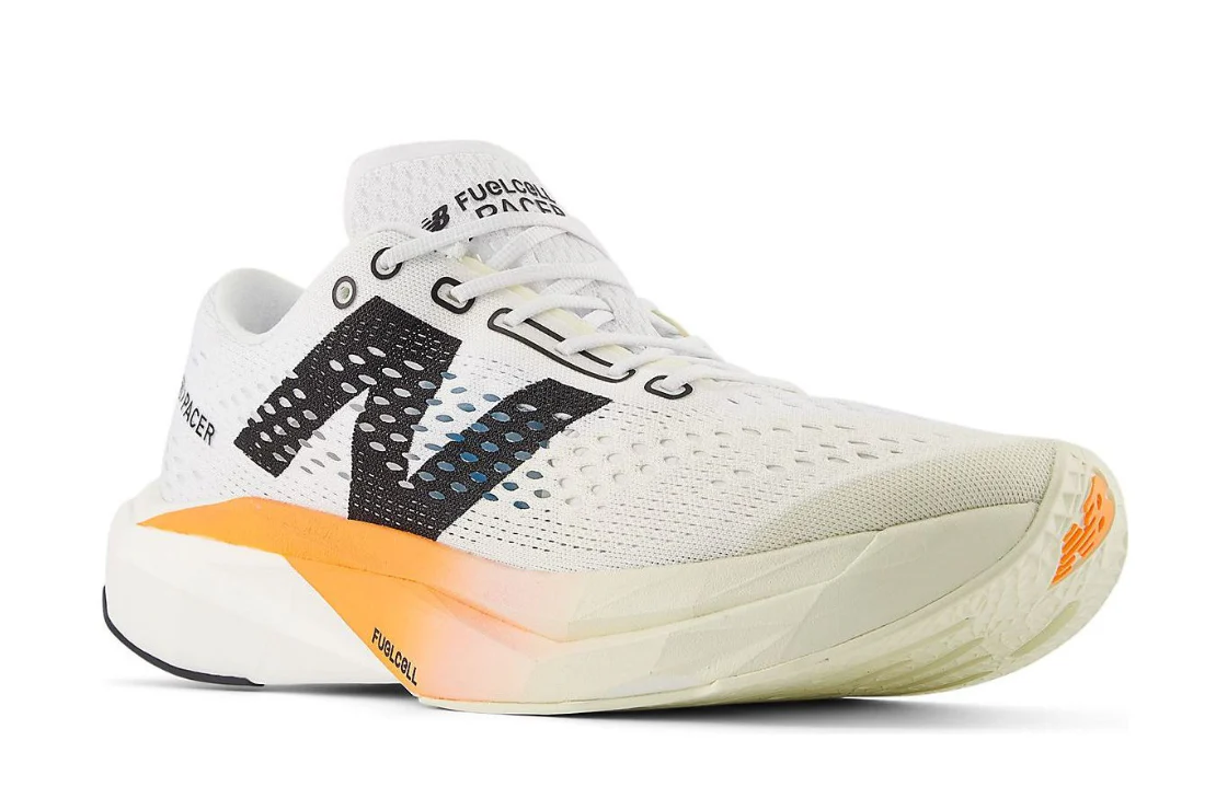 Fuel Cell SuperComp Pacer v2 (D) Men's :White | Hot Mango - Image 2