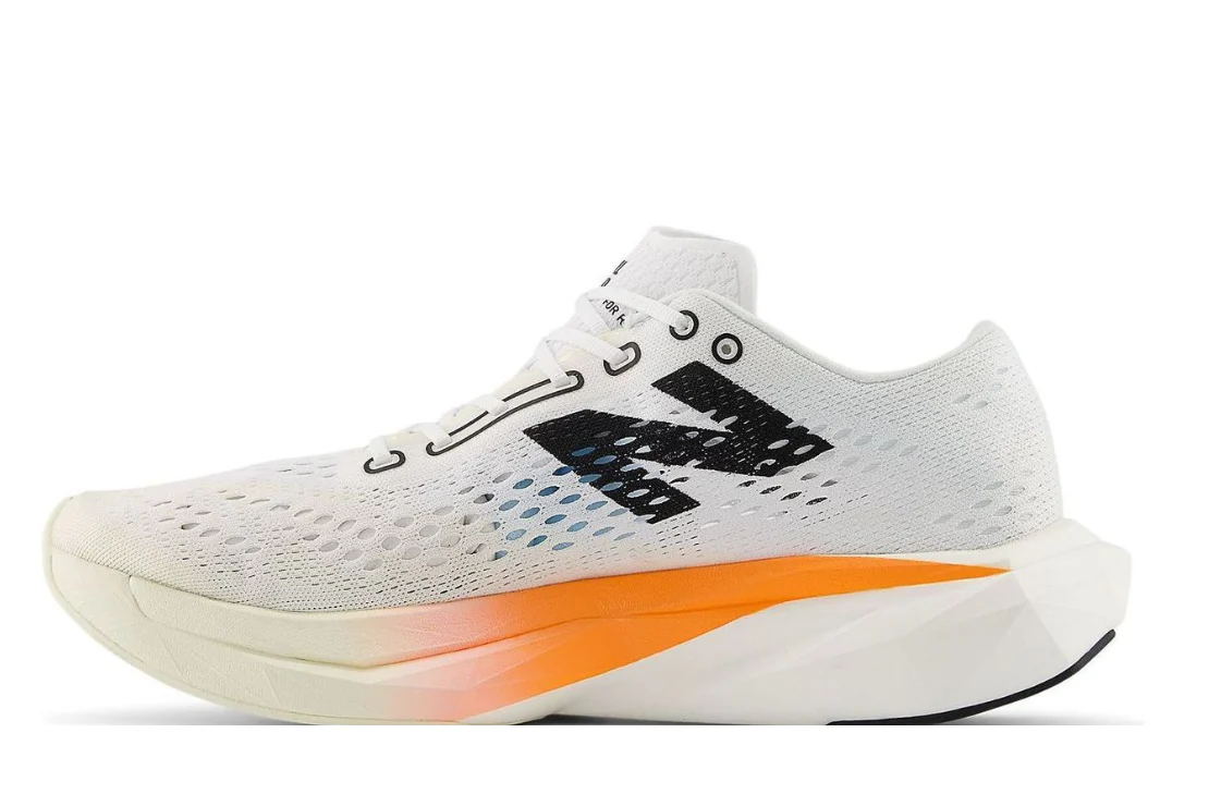 Fuel Cell SuperComp Pacer v2 (D) Men's :White | Hot Mango - Image 5