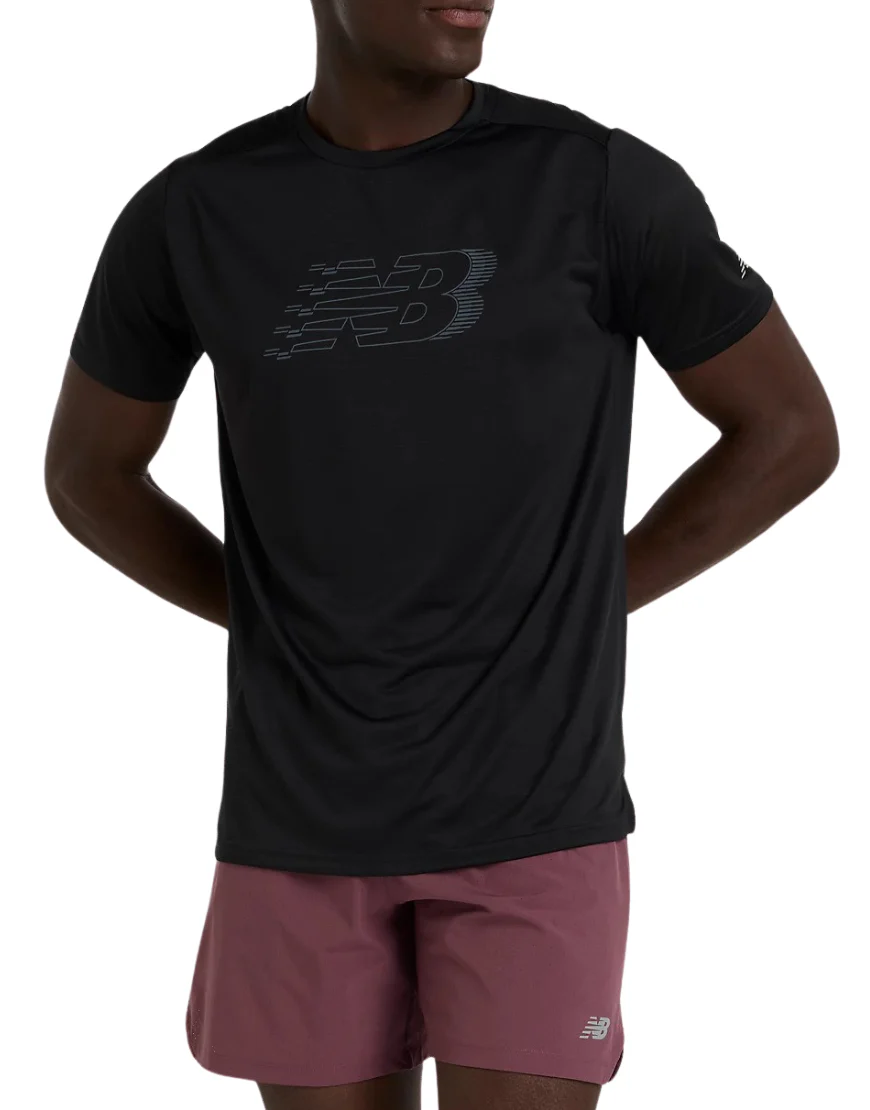 Essentials Printed T-Shirt Men's :Black