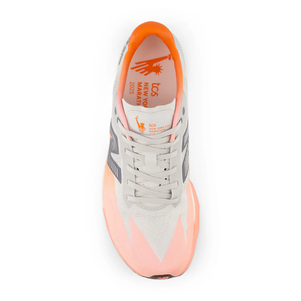 TCS NYC Marathon FuelCell SuperComp Elite v5 (D) Men's :Grapefruit | Grey Matter - Image 3