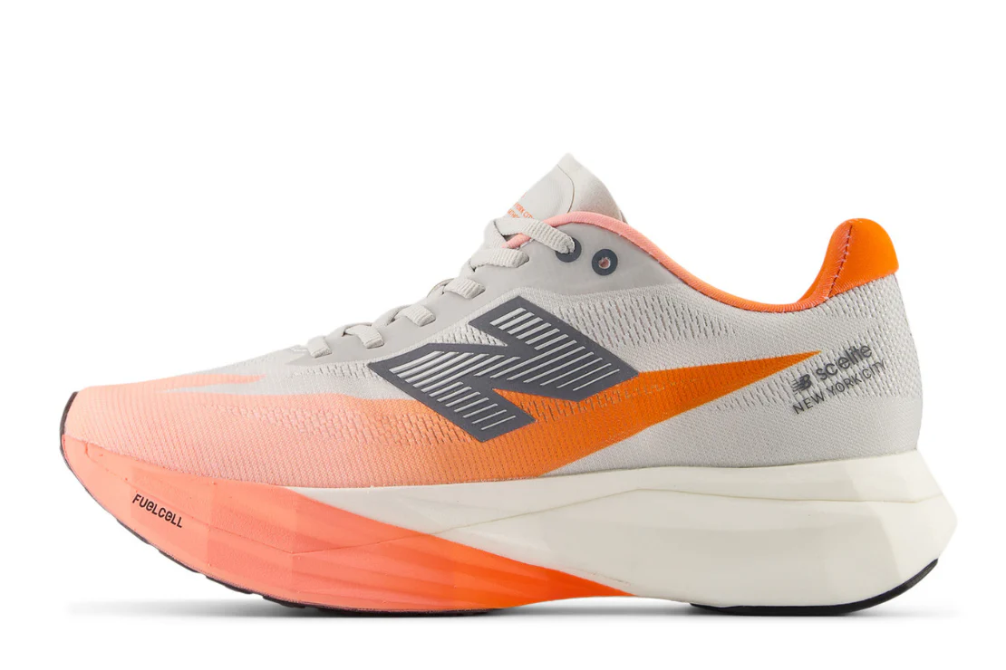 TCS NYC Marathon FuelCell SuperComp Elite v5 (B) Women's :Grapefruit | Grey Matter