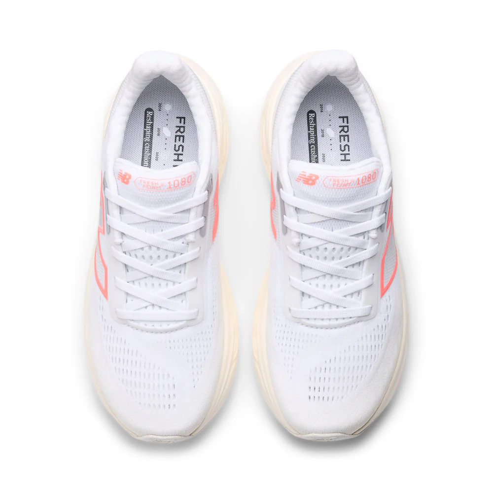 Fresh Foam X 1080v14 (B) Women's :White | Urgent Red - Image 3