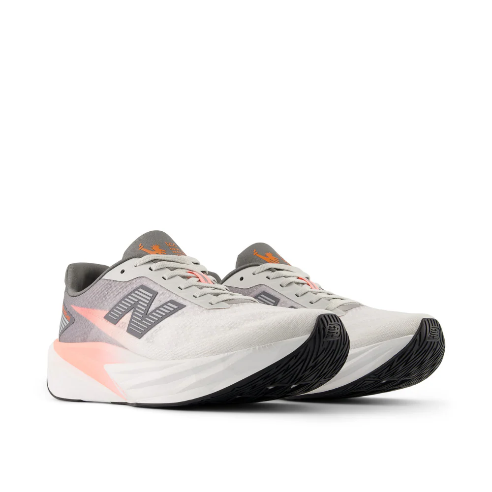 TCS NYC Marathon FuelCell Rebel v5 (B) Women's :Grapefruit | Grey Matter - Image 2