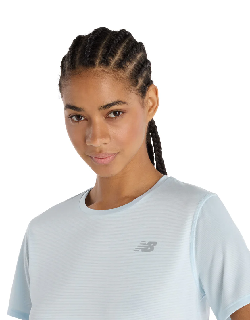Women's Performance Run Tee :Frosted Glass - Image 2