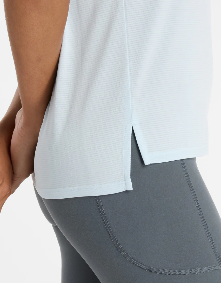 Women's Performance Run Tee :Frosted Glass - Image 3
