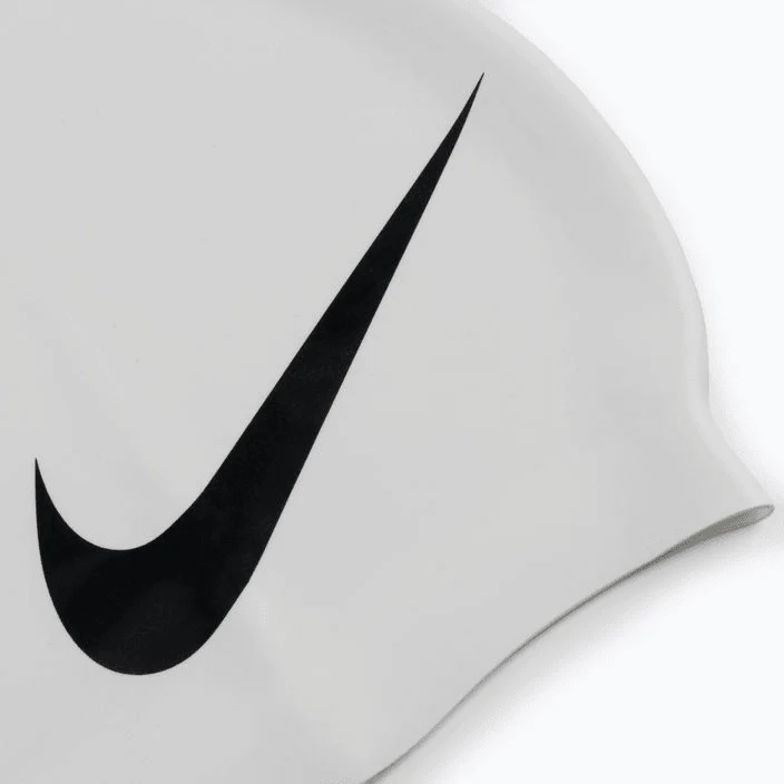 Nike Big Swoosh Swim Cap :White - Image 2